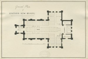 Stafford - Ground plan of Christ Church