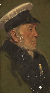 Portrait of W. Lavington, R.N., c. 1920 by George Edmund Butler