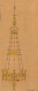 Designs executed for Jones and Willis, metal and wood-workers and church furniture manufacturers of Birmingham and London by George Edmund Street