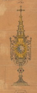 Designs executed for Jones and Willis, metal and wood-workers and church furniture manufacturers of Birmingham and London by George Edmund Street