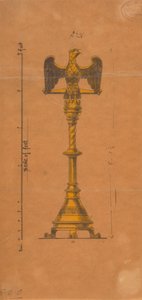 Designs executed for Jones and Willis, metal and wood-workers and church furniture manufacturers of Birmingham and London by George Edmund Street