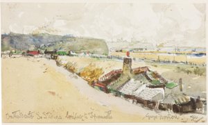 On the Bents, South Shields, Looking to Tynemouth by George Edward Horton