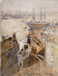 On the Tyne, North Shields by George Edward Horton