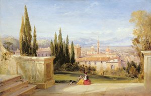 Italian Landscape by George Edwards Hering