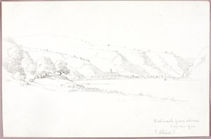 Bacharach from Above, Rhine by George Elbert Burr