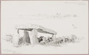 Cromlech near Criccieth, North Wales/Coast near Pensarn, North Wales by George Elbert Burr