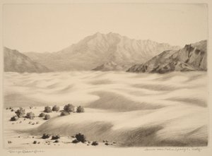 Dunes near Palm Springs, California (No.2) by George Elbert Burr