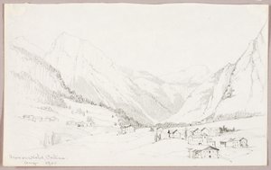 From Our Hotel, Cortina by George Elbert Burr