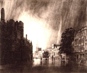 High Street, Oxford by George Elbert Burr
