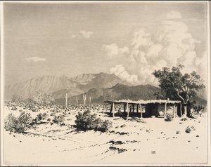 Indian Homes, Salt River Mountains, Arizona by George Elbert Burr