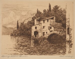 On Lake Como by George Elbert Burr