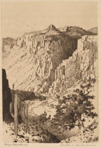 Sketch on Apache Trail, Arizona