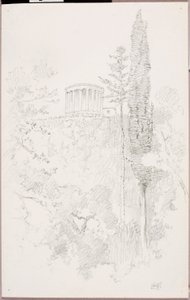 Temple of the Sibyl, Tivoli by George Elbert Burr