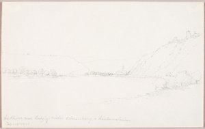 The Rhine Near Salzig, Castles Stirrenberg and Liebenstein by George Elbert Burr