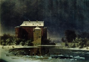 Haunted House in the Snow by George Emil Libert