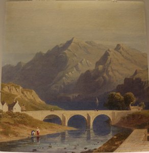 View from Fort Augustus, Caledonian Canal, c.1830 by George Fennel Robson