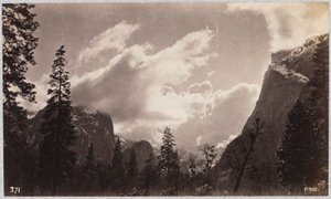 Yosemite Valley, with Clouds by George Fiske