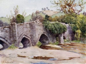 Old Bridge at Lostwithiel by George Franck Nicholls