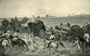 The Advance of the Siege Train to Delhi, 1857