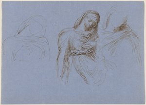 Study of Death for "Time and Death" by George Frederic Watts