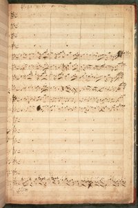 Original Score for the Coronation Anthem for George II and Queen Caroline