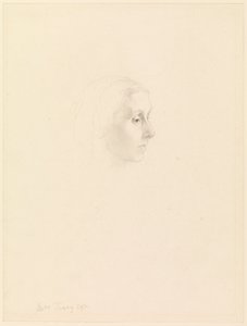 Study for Portrait of Emily Tennyson, 1862