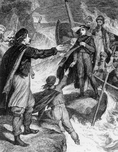 Illustration from work by George Gordon Byron, engraving, from complete works of Lord Byron by George Gordon Byron