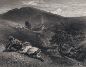 Illustration for Auld Lang Syne by Robert Burns