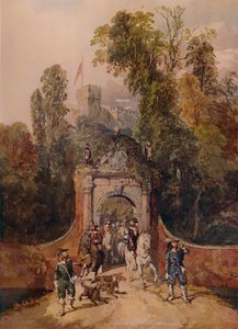 A Hawking Party Setting Out, 19th Century