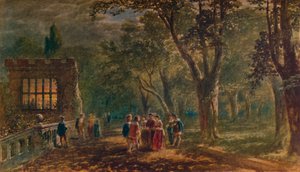 A Summer Night: the Terrace, Haddon Hall