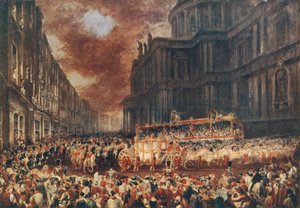 First State Visit of Queen Victoria to the City of London, 1837 by George Hayter