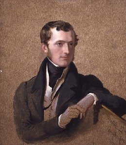 Portrait of Viscount Mahon (1805-75) Later Fifth Earl Stanhope