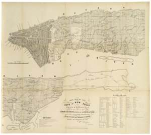 This Map of the City of New York and Island of Manhattan as Laid Out by the Commissioners Appointed by the Legislature, 1853