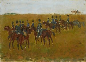 Artillery on Maneuver by George Hendrik Breitner