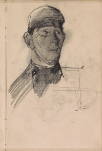 Bust of a Man with Headgear