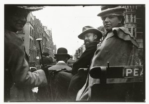 George Breitner and Marius Bauer in a Carriage in London by George Hendrik Breitner