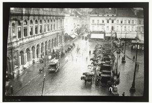 View of Brussels-North Station and Rogier Square in Brussels by George Hendrik Breitner