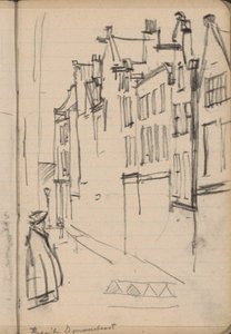 View of the Buiten Dommersstraat in Amsterdam by George Hendrik Breitner
