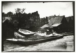 View of a Shipyard on Prinseneiland in Amsterdam
