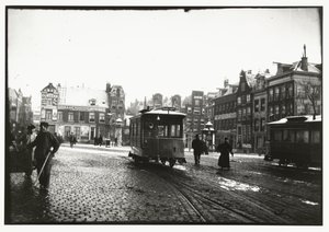 View of Leidseplein in Amsterdam by George Hendrik Breitner