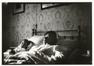 Marie Breitner and a Girl Awakening in Bed by George Hendrik Breitner