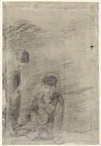 Two Playing Boys by George Hendrik Breitner