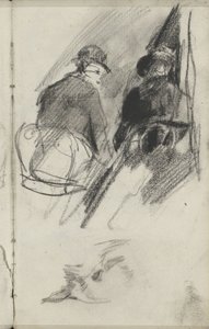 Bird Head and Two Figure Studies