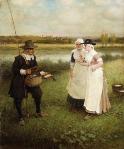 Isaac Walton and the Milkmaids