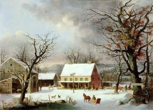 Seven Miles to Farmington, c.1853