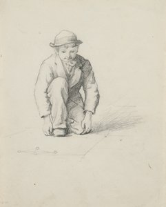 Untitled - Boy Playing Marbles