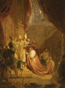 Wolsey Receiving the Cardinals Hat in Westminster Abbey