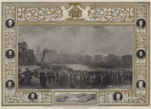 Her Majesty the Queen Distributing Medals to the Heroes from the Crimea on the Horse Guards Parade, 21 May 1855 by George Housman Thomas