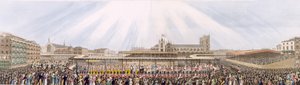 View of the Coronation Procession of King George IV from Westminster Hall to the Abbey, 19th July 1821