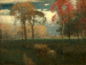 Sunny Autumn Day, 1892 by George Inness
